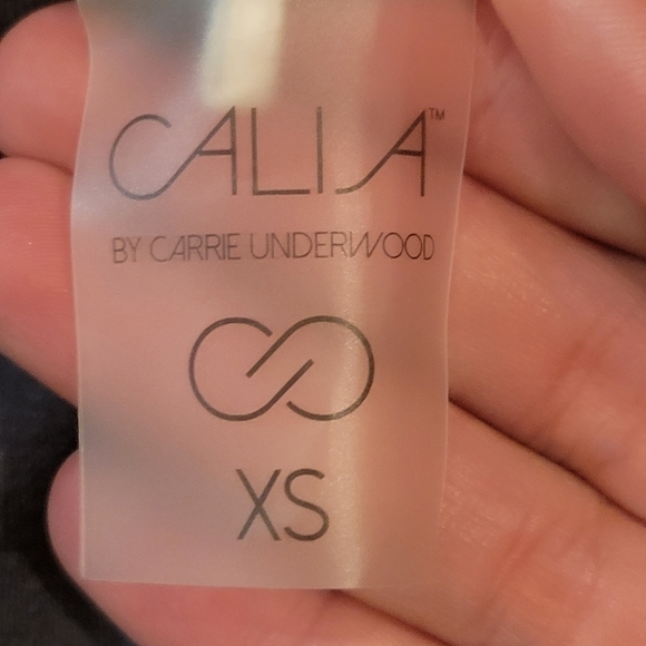 Calia Women's grey legging w/ floral eyelet design size XS - Picture 6 of 9